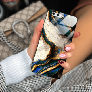ETUI BLACK GLASS CASE NA TELEFON HUAWEI P10 ST_MAB-5