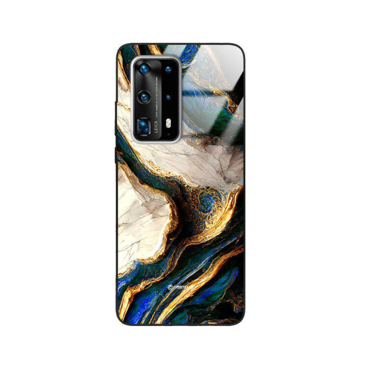 ETUI BLACK GLASS CASE NA TELEFON HUAWEI P40 PRO PLUS ST_MAB-5