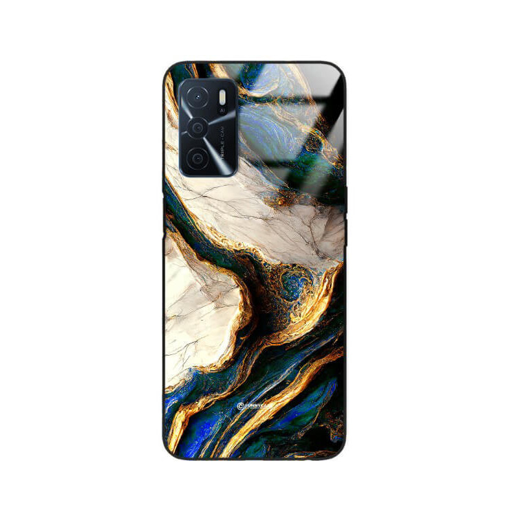 ETUI BLACK GLASS CASE NA TELEFON OPPO A16 / A16s / A54s ST_MAB-5
