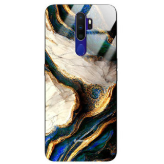 ETUI BLACK GLASS CASE NA TELEFON OPPO A5 2020 / A9 2020 / A11 ST_MAB-5