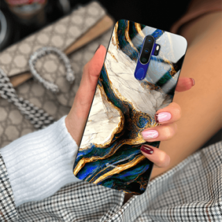 ETUI BLACK GLASS CASE NA TELEFON OPPO A5 2020 / A9 2020 / A11 ST_MAB-5