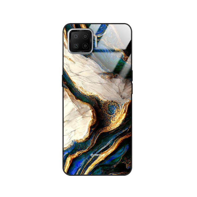 ETUI BLACK GLASS CASE NA TELEFON OPPO A73 / F17 ST_MAB-5