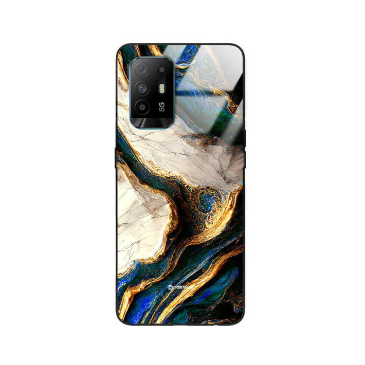 ETUI BLACK GLASS CASE NA TELEFON OPPO A94 / A94 4G ST_MAB-5