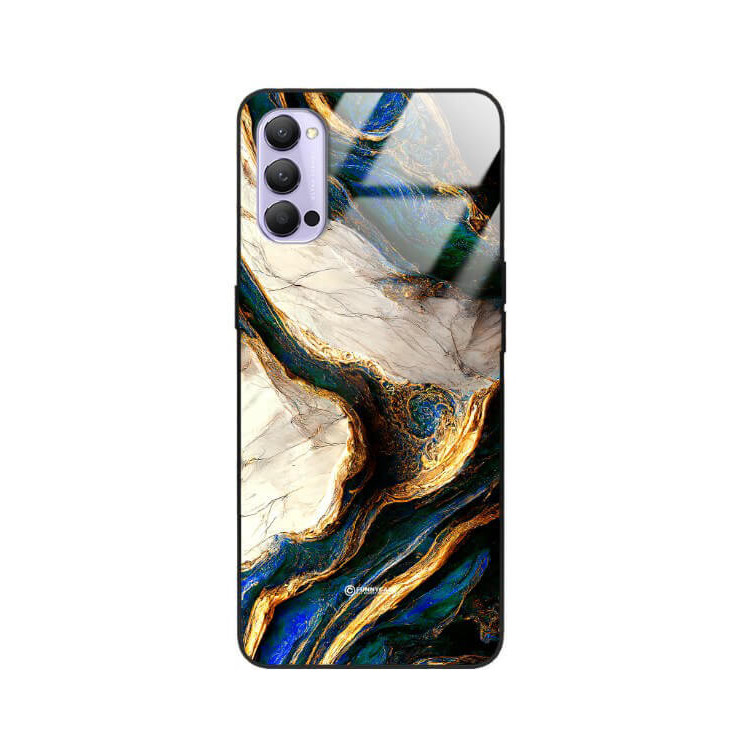 ETUI BLACK GLASS CASE NA TELEFON OPPO RENO 4 ST_MAB-5