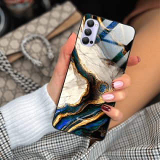 ETUI BLACK GLASS CASE NA TELEFON OPPO RENO 4 ST_MAB-5