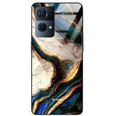 ETUI BLACK GLASS CASE NA TELEFON OPPO RENO 7 PRO 5G ST_MAB-5