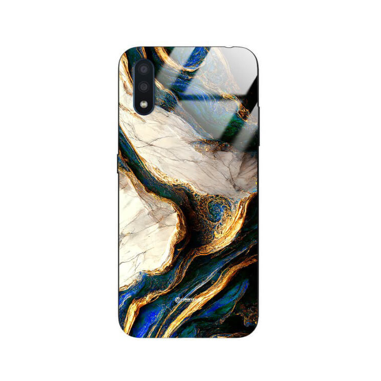 ETUI BLACK GLASS CASE NA TELEFON SAMSUNG GALAXY A01 ST_MAB-5