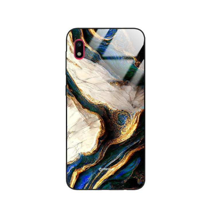 ETUI BLACK GLASS CASE NA TELEFON SAMSUNG GALAXY A10 ST_MAB-5