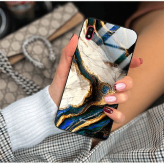ETUI BLACK GLASS CASE NA TELEFON SAMSUNG GALAXY A10 ST_MAB-5