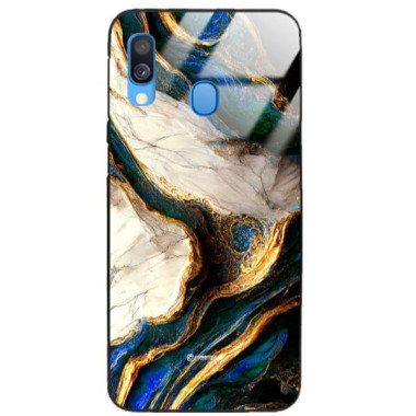 ETUI BLACK GLASS CASE NA TELEFON SAMSUNG GALAXY A40 ST_MAB-5