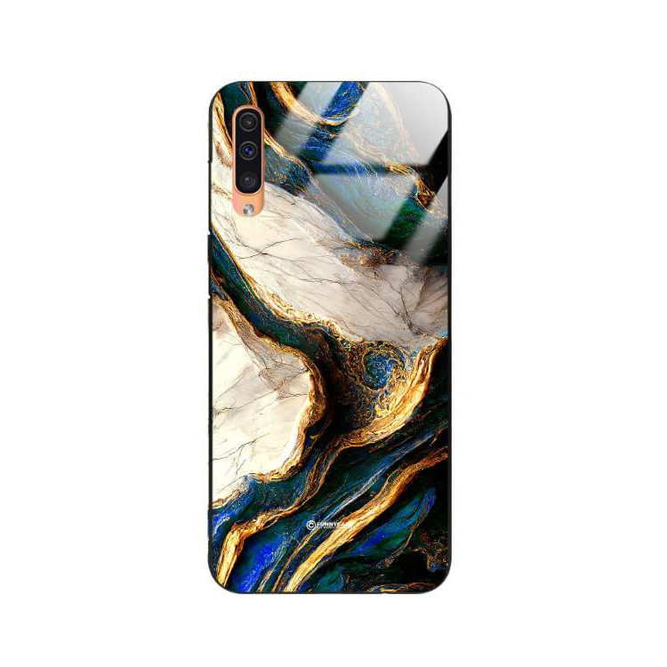 ETUI BLACK GLASS CASE NA TELEFON SAMSUNG GALAXY A50 A30s A50s ST_MAB-5