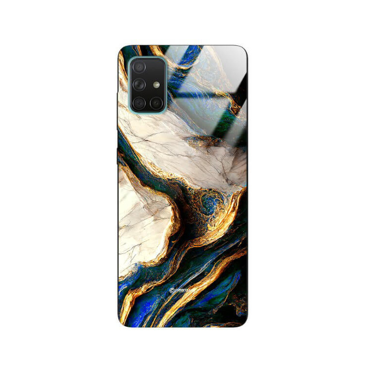 ETUI BLACK GLASS CASE NA TELEFON SAMSUNG GALAXY A71 ST_MAB-5