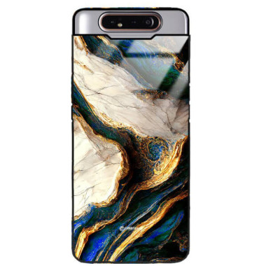 ETUI BLACK GLASS CASE NA TELEFON SAMSUNG GALAXY A80 / A90 ST_MAB-5