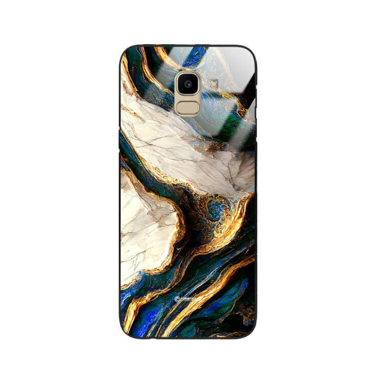 ETUI BLACK GLASS CASE NA TELEFON SAMSUNG GALAXY J6 2018 ST_MAB-5