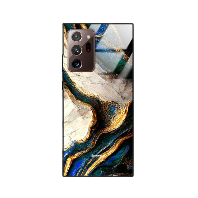 ETUI BLACK GLASS CASE NA TELEFON SAMSUNG GALAXY NOTE 20 ULTRA ST_MAB-5