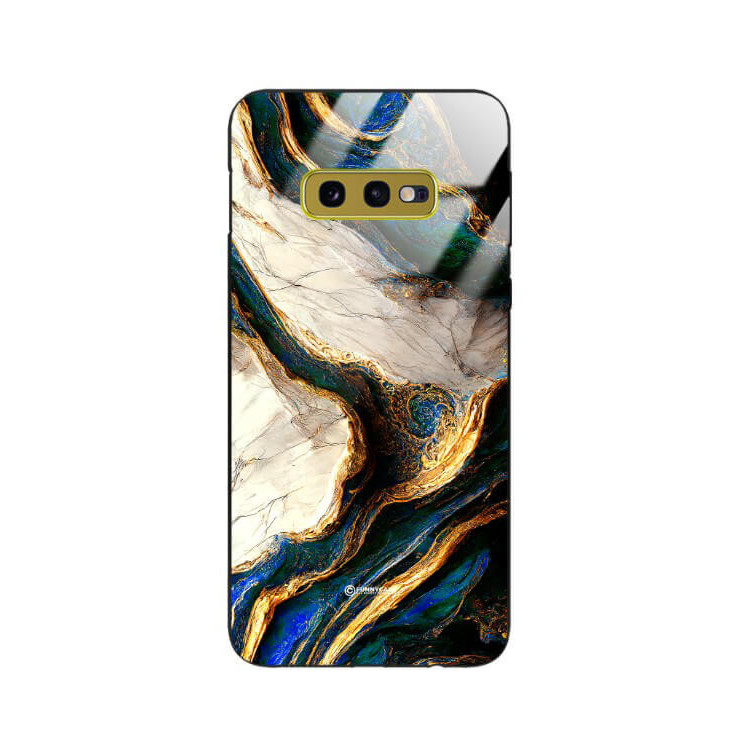 ETUI BLACK GLASS CASE NA TELEFON SAMSUNG GALAXY S10e ST_MAB-5