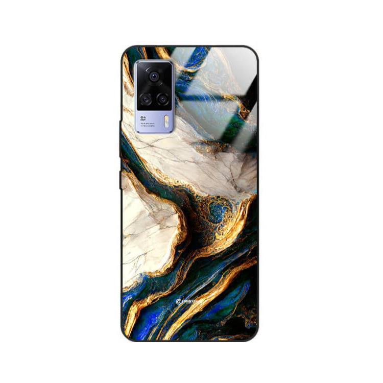ETUI BLACK GLASS CASE NA TELEFON VIVO S9E ST_MAB-5