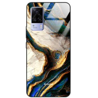 ETUI BLACK GLASS CASE NA TELEFON VIVO S9E ST_MAB-5