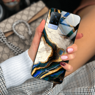 ETUI BLACK GLASS CASE NA TELEFON VIVO V21 / V21 5G ST_MAB-5