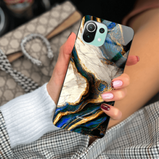 ETUI BLACK GLASS CASE NA TELEFON XIAOMI Mi 11 LITE 4G / 5G  ST_MAB-5