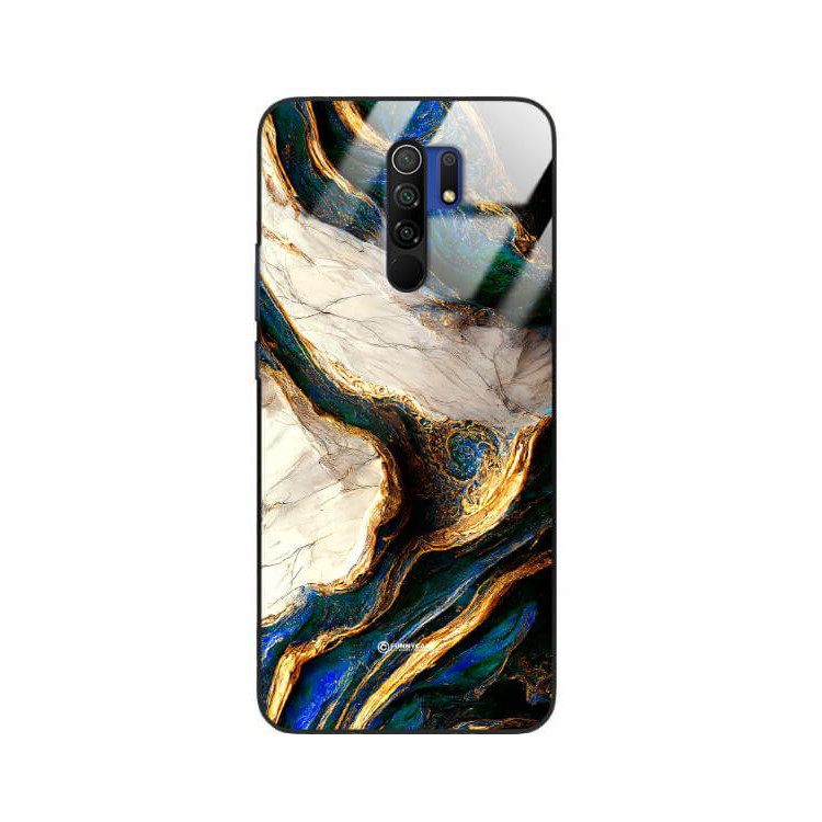 ETUI BLACK GLASS CASE NA TELEFON XIAOMI REDMI 9 ST_MAB-5