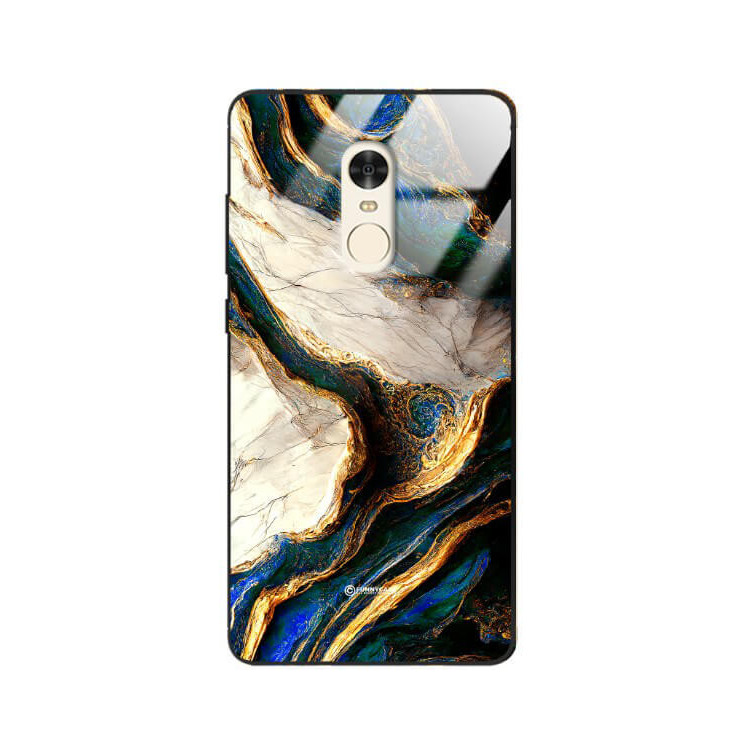 ETUI BLACK GLASS CASE NA TELEFON XIAOMI REDMI NOTE 4 NOTE 4X ST_MAB-5