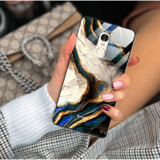 ETUI BLACK GLASS CASE NA TELEFON XIAOMI REDMI NOTE 4 NOTE 4X ST_MAB-5