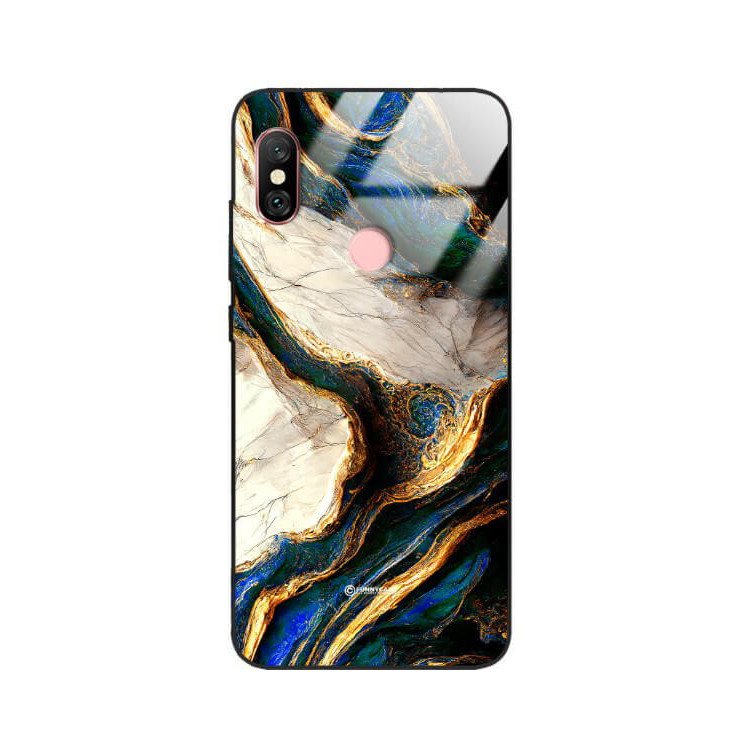 ETUI BLACK GLASS CASE NA TELEFON XIAOMI REDMI NOTE 6 / 6 PRO  ST_MAB-5