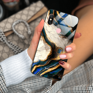 ETUI BLACK GLASS CASE NA TELEFON XIAOMI REDMI NOTE 6 / 6 PRO  ST_MAB-5