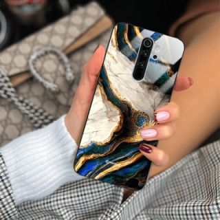 ETUI BLACK GLASS CASE NA TELEFON XIAOMI REDMI NOTE 8 PRO ST_MAB-5