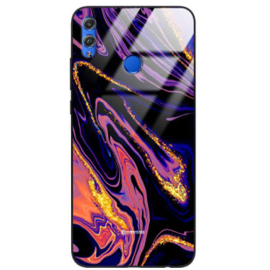 ETUI BLACK GLASS CASE NA TELEFON HUAWEI HONOR 8X ST_MAB-6