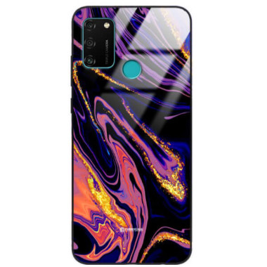 ETUI BLACK GLASS CASE NA TELEFON HUAWEI HONOR 9A ST_MAB-6