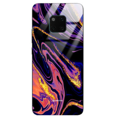 ETUI BLACK GLASS CASE NA TELEFON HUAWEI MATE 20 PRO ST_MAB-6