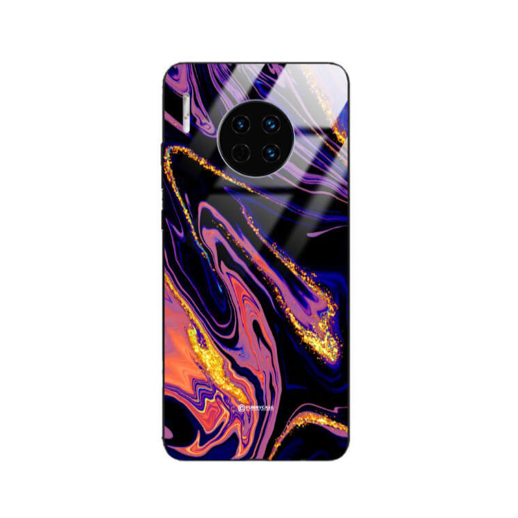 ETUI BLACK GLASS CASE NA TELEFON HUAWEI MATE 30 ST_MAB-6