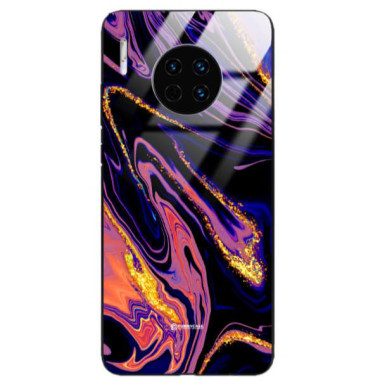 ETUI BLACK GLASS CASE NA TELEFON HUAWEI MATE 30 PRO ST_MAB-6