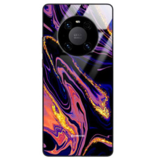 ETUI BLACK GLASS CASE NA TELEFON HUAWEI MATE 40 PRO ST_MAB-6