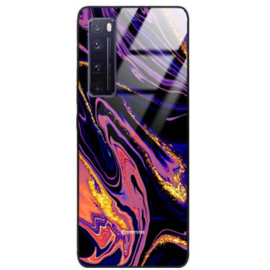 ETUI BLACK GLASS CASE NA TELEFON HUAWEI NOVA 7 PRO ST_MAB-6