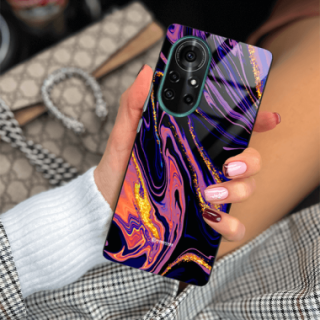 ETUI BLACK GLASS CASE NA TELEFON HUAWEI NOVA 8 ST_MAB-6