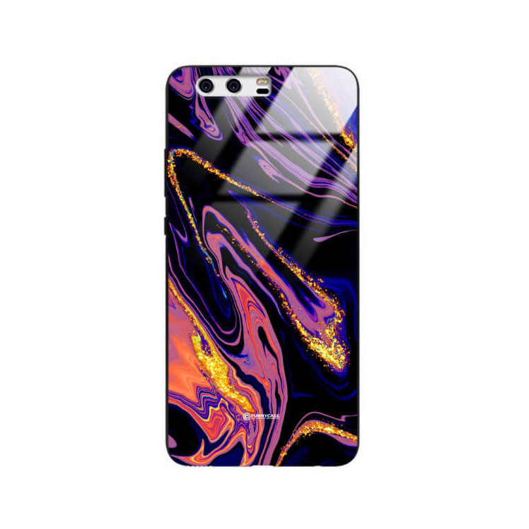 ETUI BLACK GLASS CASE NA TELEFON HUAWEI P10 ST_MAB-6