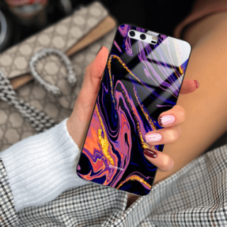 ETUI BLACK GLASS CASE NA TELEFON HUAWEI P10 ST_MAB-6