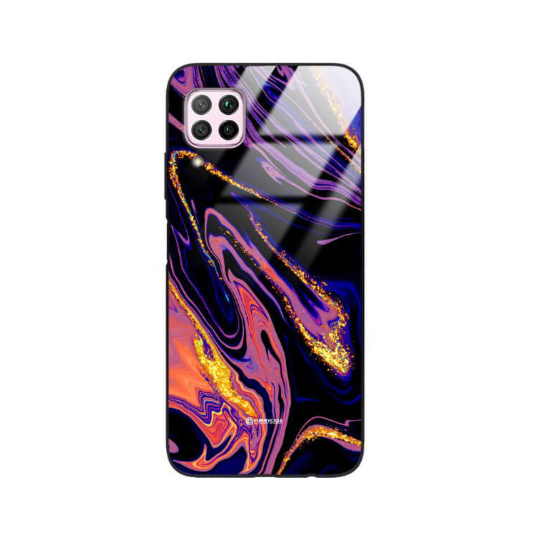 ETUI BLACK GLASS CASE NA TELEFON HUAWEI P40 LITE ST_MAB-6