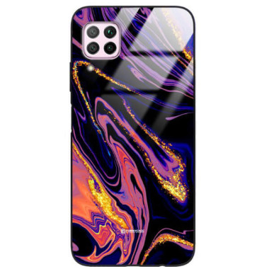 ETUI BLACK GLASS CASE NA TELEFON HUAWEI P40 LITE ST_MAB-6