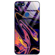 ETUI BLACK GLASS CASE NA TELEFON HUAWEI Y7 PRIME 2018 ST_MAB-6