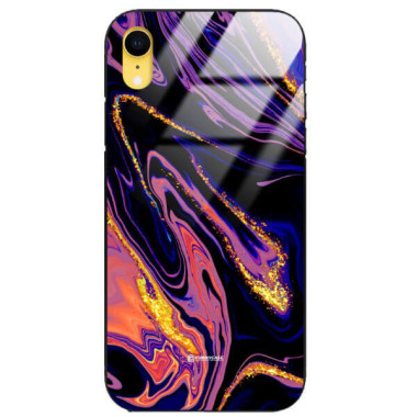 ETUI BLACK GLASS CASE NA TELEFON APPLE IPHONE XR ST_MAB-6