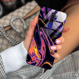 ETUI BLACK GLASS CASE NA TELEFON OPPO A5 2020 / A9 2020 / A11 ST_MAB-6