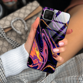 ETUI BLACK GLASS CASE NA TELEFON OPPO A73 / F17 ST_MAB-6