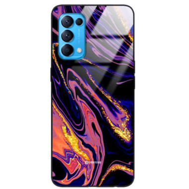 ETUI BLACK GLASS CASE NA TELEFON OPPO RENO 5 ST_MAB-6