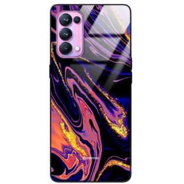 ETUI BLACK GLASS CASE NA TELEFON OPPO RENO 5 PRO ST_MAB-6