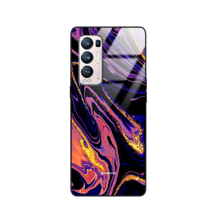 ETUI BLACK GLASS CASE NA TELEFON OPPO RENO 5 PRO PLUS ST_MAB-6