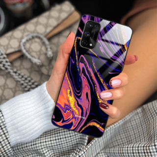 ETUI BLACK GLASS CASE NA TELEFON REALME X7 PRO ST_MAB-6